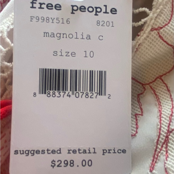 Free People Victorian Love Dress in Magnolia Combo - Picture 3 of 5